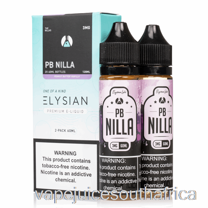 Vape Juice South Africa Pb Nilla - Elysian Labs - 120Ml 3Mg